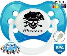 Pirate style2 + prénom: Sucette Anatomique-su7.fr