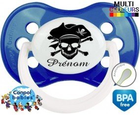Pirate style2 + prénom: Sucette Anatomique-su7.fr