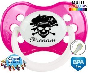 Pirate style2 + prénom: Sucette Anatomique-su7.fr