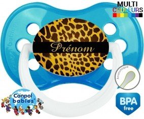 Leopard + prénom: Sucette Anatomique-su7.fr