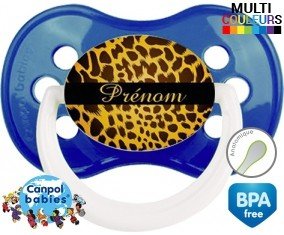 Leopard + prénom: Sucette Anatomique-su7.fr