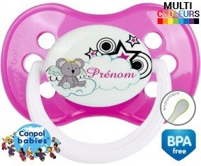 Souris + prénom: Sucette Anatomique-su7.fr