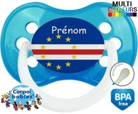 Drapeau cap vert + prénom: Sucette Anatomique-su7.fr