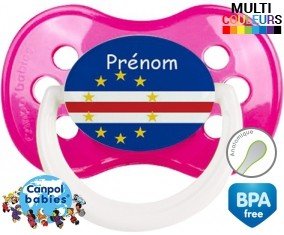 Drapeau cap vert + prénom: Sucette Anatomique-su7.fr