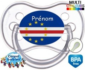 Drapeau cap vert + prénom: Sucette Anatomique-su7.fr