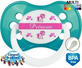 Licorne style3 + prénom: Sucette Anatomique-su7.fr