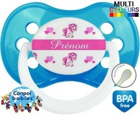 Licorne style3 + prénom: Sucette Anatomique-su7.fr
