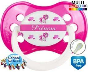Licorne style3 + prénom: Sucette Anatomique-su7.fr