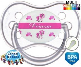 Licorne style3 + prénom: Sucette Anatomique-su7.fr