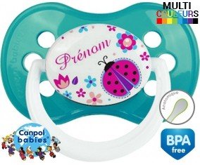 Coccinelle + prénom: Sucette Anatomique-su7.fr