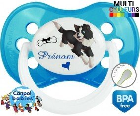 Border collie + prénom: Sucette Anatomique-su7.fr