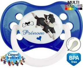 Border collie + prénom: Sucette Anatomique-su7.fr