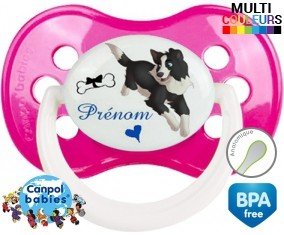 Border collie + prénom: Sucette Anatomique-su7.fr