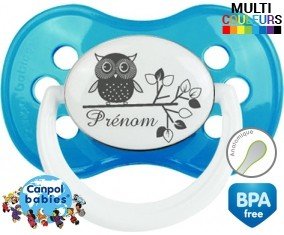 Hibou style3 + prénom: Sucette Anatomique-su7.fr