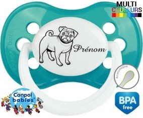 Chien style2 + prénom: Sucette Anatomique-su7.fr