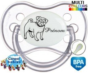 Chien style2 + prénom: Sucette Anatomique-su7.fr