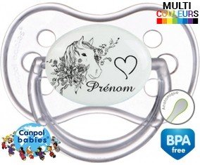 Cheval + prénom: Sucette Anatomique-su7.fr