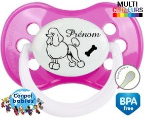 Caniche + prénom: Sucette Anatomique-su7.fr