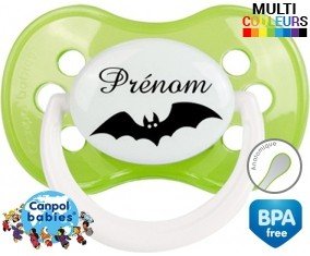 Chauve souris + prénom: Sucette Anatomique-su7.fr