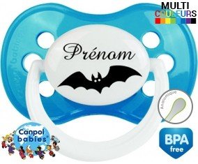 Chauve souris + prénom: Sucette Anatomique-su7.fr