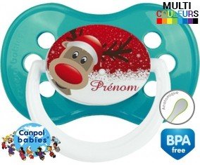 Cerf de noël + prénom: Sucette Anatomique-su7.fr