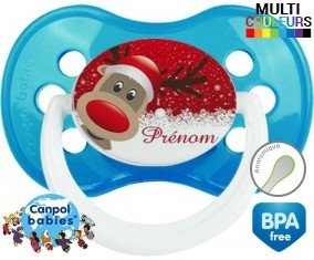 Cerf de noël + prénom: Sucette Anatomique-su7.fr