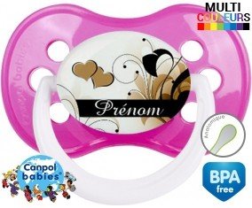 Fleur + prénom: Sucette Anatomique-su7.fr
