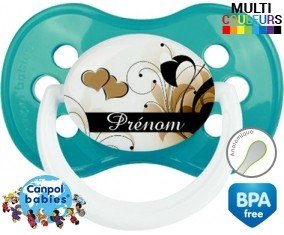 Fleur + prénom: Sucette Anatomique-su7.fr