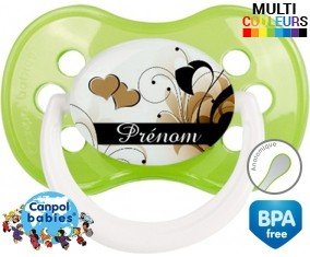 Fleur + prénom: Sucette Anatomique-su7.fr