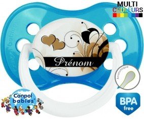 Fleur + prénom: Sucette Anatomique-su7.fr
