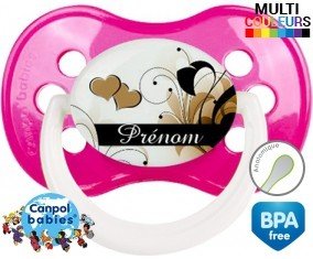 Fleur + prénom: Sucette Anatomique-su7.fr
