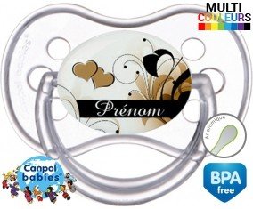Fleur + prénom: Sucette Anatomique-su7.fr