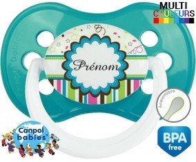 Étoile design (garçon) + prénom: Sucette Anatomique-su7.fr