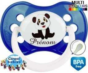 Petit panda + prénom: Sucette Anatomique-su7.fr