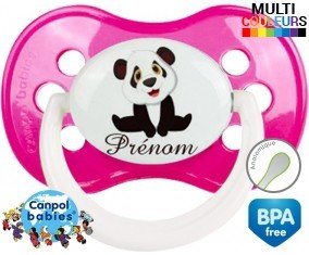 Petit panda + prénom: Sucette Anatomique-su7.fr