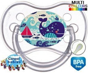 Baleine bâteau: Sucette Anatomique-su7.fr
