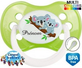 Koalas + prénom: Sucette Anatomique-su7.fr