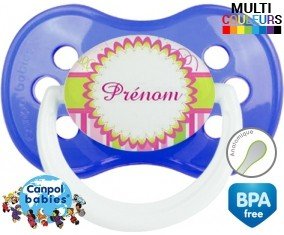 Étoile design (fille) + prénom: Sucette Anatomique-su7.fr