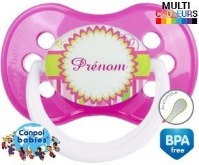 Étoile design (fille) + prénom: Sucette Anatomique-su7.fr