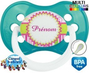 Étoile design (fille) + prénom: Sucette Anatomique-su7.fr