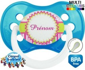 Étoile design (fille) + prénom: Sucette Anatomique-su7.fr