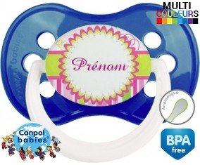 Étoile design (fille) + prénom: Sucette Anatomique-su7.fr