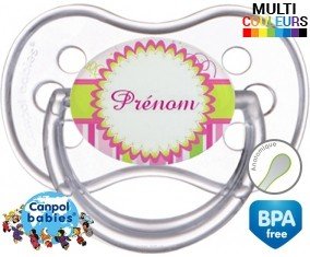 Étoile design (fille) + prénom: Sucette Anatomique-su7.fr
