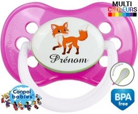 Renard + prénom: Sucette Anatomique-su7.fr