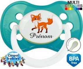 Renard + prénom: Sucette Anatomique-su7.fr