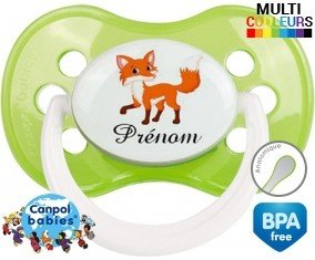 Renard + prénom: Sucette Anatomique-su7.fr