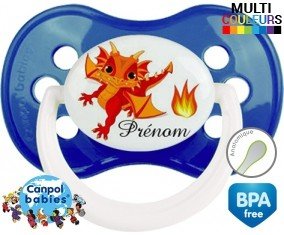 Dragon flamme + prénom: Sucette Anatomique-su7.fr