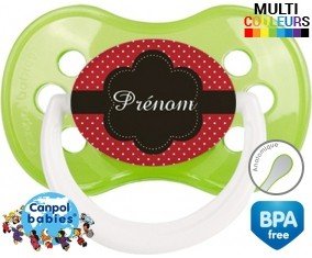 Design marron + prénom: Sucette Anatomique-su7.fr