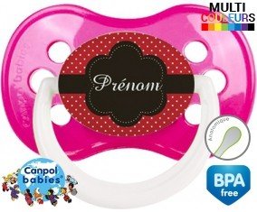 Design marron + prénom: Sucette Anatomique-su7.fr