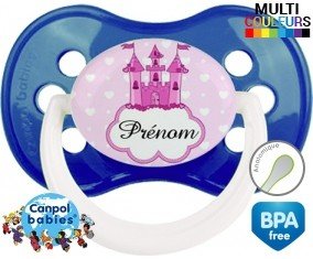 Princesse château + prénom: Sucette Anatomique-su7.fr